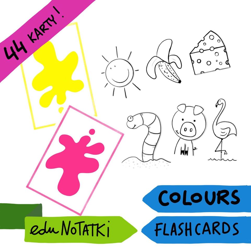 Flashcards kolory